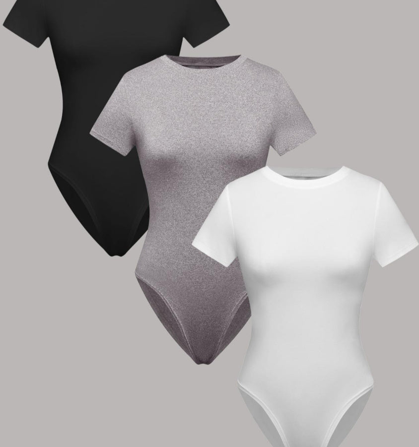 Women's Skinny Hip Raise Sports Short Sleeve Rompers