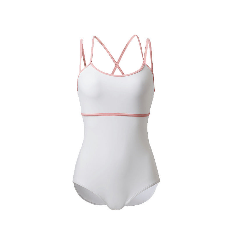 Simple Backless Swimsuit Women's Sling One-piece Swimsuit