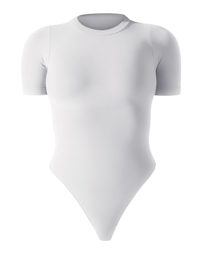Women's Skinny Hip Raise Sports Short Sleeve Rompers